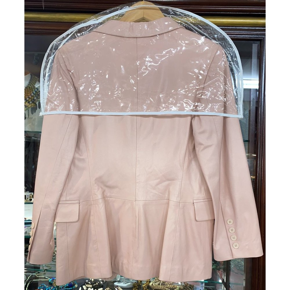 Pink Leather Jacket - Picture 3 of 7